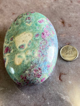 Load image into Gallery viewer, Ruby in Fuchsite palm stone 6
