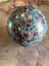 Load image into Gallery viewer, Ruby in kyanite sphere 3
