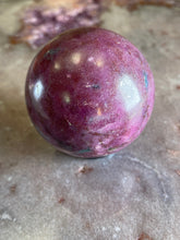Load image into Gallery viewer, Ruby in kyanite sphere 4
