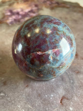 Load image into Gallery viewer, Ruby in kyanite sphere 6
