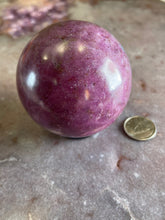 Load image into Gallery viewer, Ruby in kyanite sphere 7
