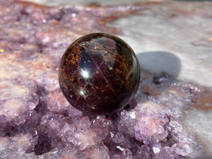 Garnet star sphere 1