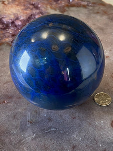 Blue Quartz Sphere 3