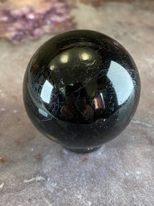 Black Tourmaline Sphere 1