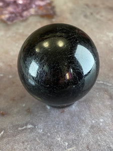 Black Tourmaline Sphere 4