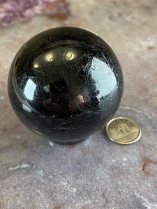 Black Tourmaline Sphere 4
