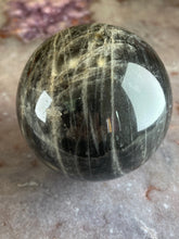 Load image into Gallery viewer, Black Moonstone sphere 1
