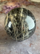 Load image into Gallery viewer, Black Moonstone sphere 1
