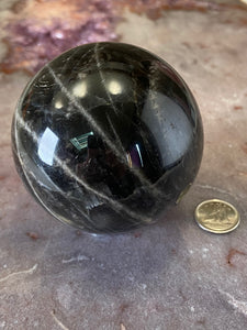 Black Moonstone sphere 1