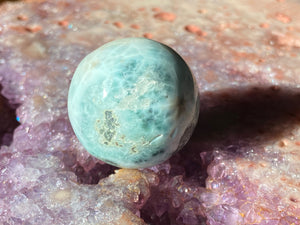 Larimar sphere 4