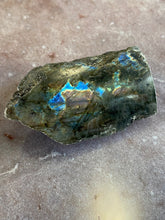 Load image into Gallery viewer, Labradorite half polished free form
