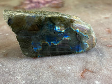 Load image into Gallery viewer, Labradorite half polished free form 2
