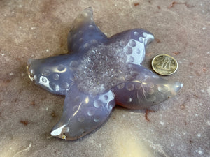 Agate druzy starfish 2