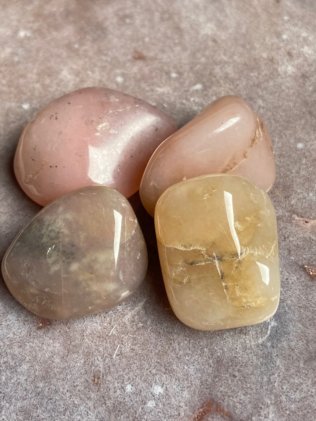 Grossular Garnet - pink