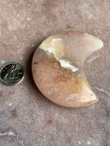 Flower Agate Moon 17