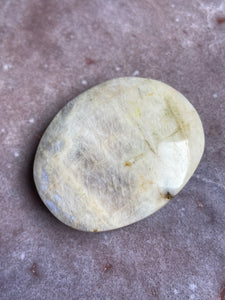 Moonstone Sunstone palm stone