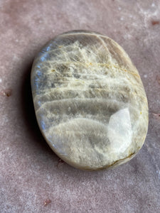 Moonstone Sunstone palm stone