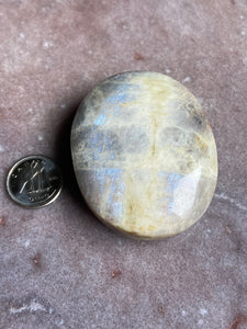 Moonstone Sunstone palm stone