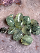 Load image into Gallery viewer, Prehnite with Epidote tumbles
