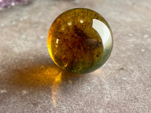 Amber sphere 6