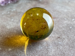 Amber sphere 5