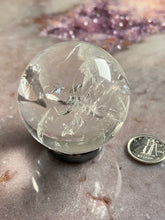 Load image into Gallery viewer, Lemurian crystal ball 28 - 1.7&quot;
