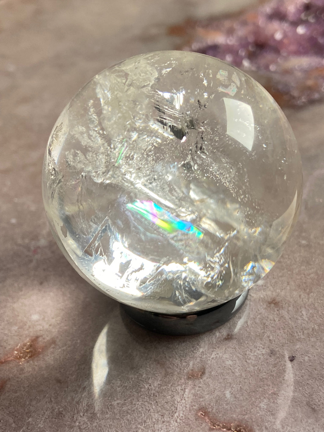 Lemurian crystal ball 27 - 1.7