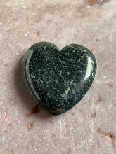 Load image into Gallery viewer, Serpentine with Pyrite heart 4
