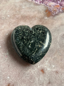 Serpentine with Pyrite heart 3