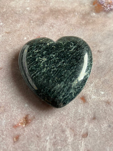 Serpentine with Pyrite heart 2