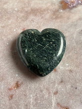 Load image into Gallery viewer, Serpentine with Pyrite heart 2
