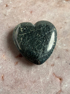 Serpentine with Pyrite heart 1