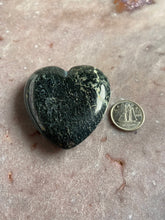 Load image into Gallery viewer, Serpentine with Pyrite heart 1
