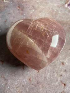 Rose quartz heart 7
