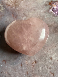 Rose quartz heart 6