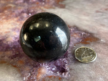 Load image into Gallery viewer, Shungite sphere 1.50&quot;
