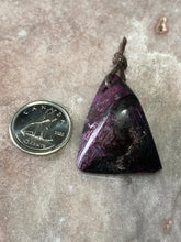 Load image into Gallery viewer, Sugilite pendant drilled 8
