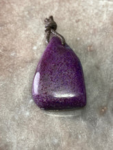 Load image into Gallery viewer, Sugilite pendant drilled 6
