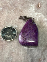 Load image into Gallery viewer, Sugilite pendant drilled 6
