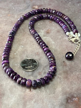 Load image into Gallery viewer, Sugilite strand necklace 6
