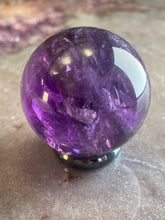 Load image into Gallery viewer, Amethyst 1.5&quot; sphere
