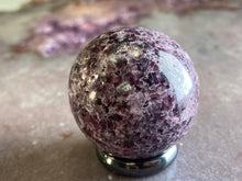 Load image into Gallery viewer, Lepidolite sphere 40mm 4
