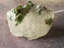 Load image into Gallery viewer, tourmaline in quartz 20 - pink and green
