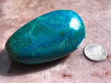 Load image into Gallery viewer, Chrysocolla palm stone
