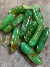 Load image into Gallery viewer, Chrysoprase mini wand - intuitively picked
