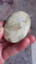 Load and play video in Gallery viewer, Moonstone Sunstone palm stone
