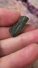 Load and play video in Gallery viewer, Moldavite 59 - 1.8 grams
